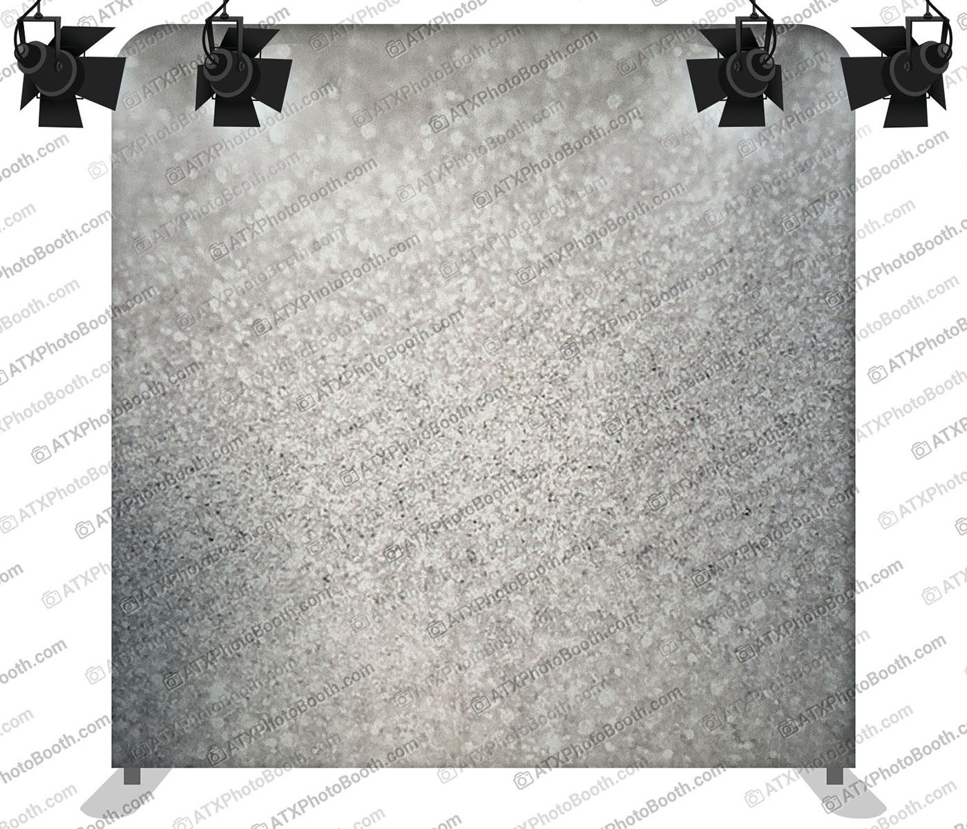Photo booth backdrop - Silver Glitter