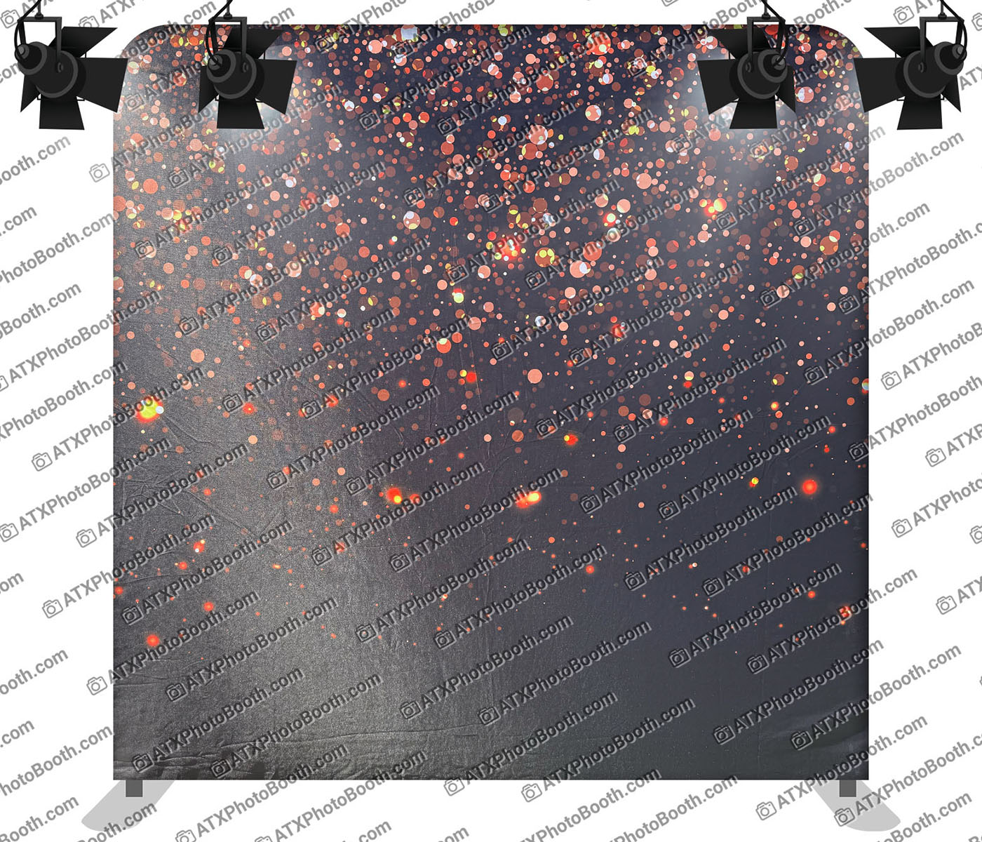 Photo booth backdrop - Simple Gold Glitter