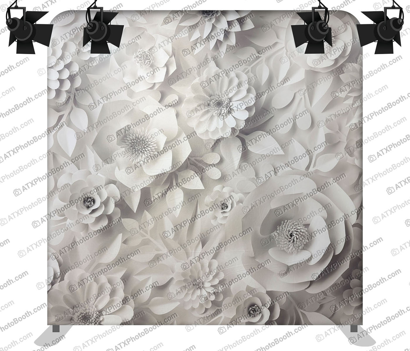 Photo booth backdrop - White Paper Garden