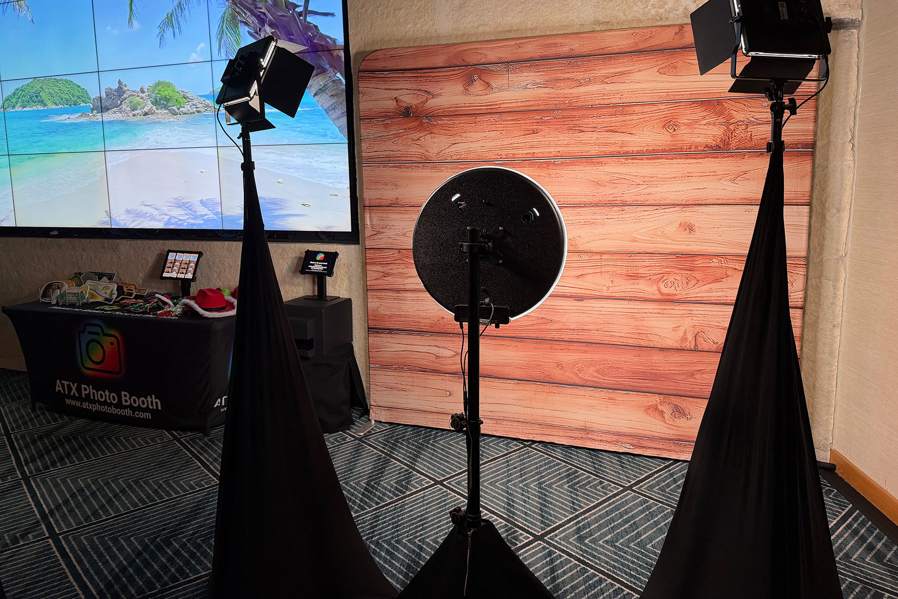 ATX Photo Booth setup - Setup 10